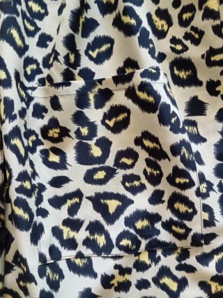 Vestido de verano estampado leopardo