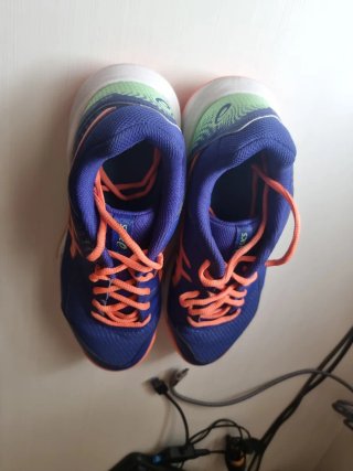 Zapatillas Asics Gel Padel Azul Naranja