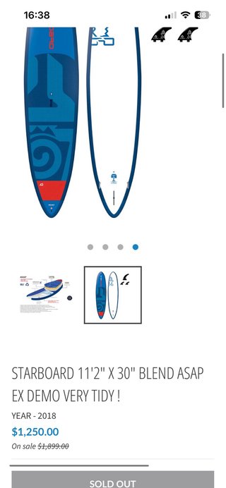 Tabla Paddle Surf Starboard Rígida