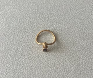 Anillo Tous Oso Cuarzo Ahumado Talla: 10