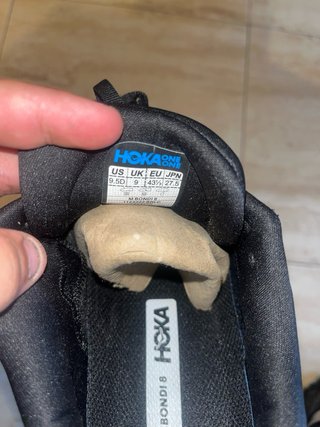 Hoka Bondi 8 Zapatillas Negras