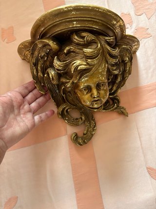 2 Ménsulas antiguas decorativas
