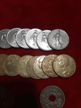 Vecchie Monete Francesi da Collezione