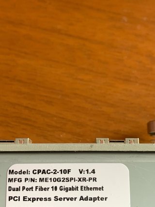 Scheda Rete Fibra Ottica Check Point P-30