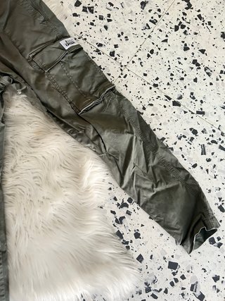 Pantaloni Zara Cargo Tasconi Verdi