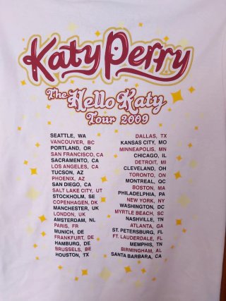 Katy Perry camiseta Edición Limitada L