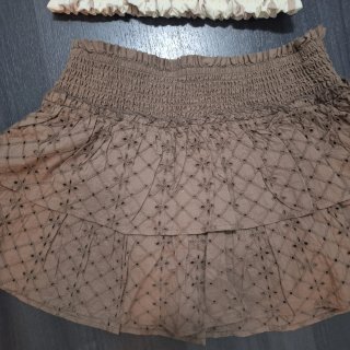 Conjunto Top y Falda Stradivarius Talla XS