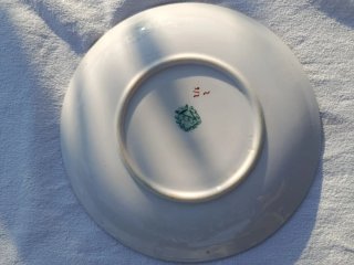 Pareja Platos Porcelaine de Paris Antiguos