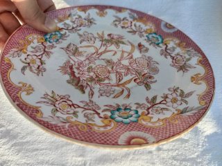 Pareja Platos Porcelaine de Paris Antiguos