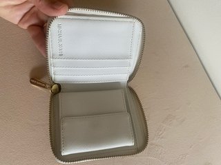 Cartera Michael Kors Blanca y Dorada