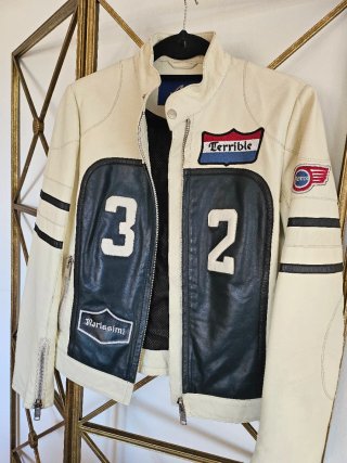 Cazadora Biker CB Cuero Talla L