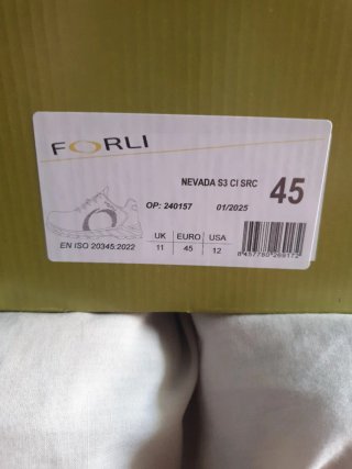 Zapato de seguridad Forli negro y rojo