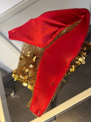 Conjunto Danza Vientre Rojo y Dorado
