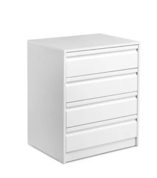 Cajonera blanca 70x70x50