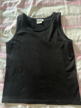 Camiseta de tirantes negra