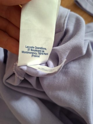 Vestido Lacoste Morado