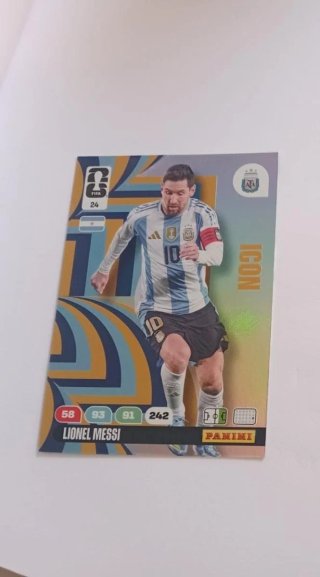 carta oficial de Lionel Messi - Edición ICON 24