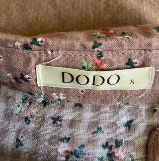Vestido camisero DODO floral marrón Talla S