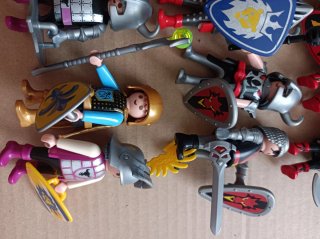 Figuras Playmobil Guerreros Medievales.