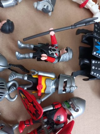 Figuras Playmobil Guerreros Medievales.