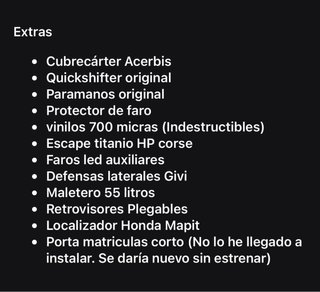 Honda Transalp 750 A2 GARANTÍA OFICIAL HASTA 2029