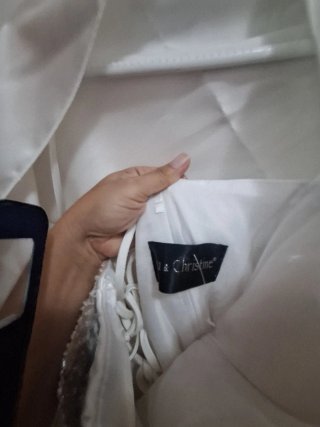 Vestido de Novia Blanco con Pedrería