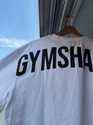Camiseta Gymshark Blanca Talla M