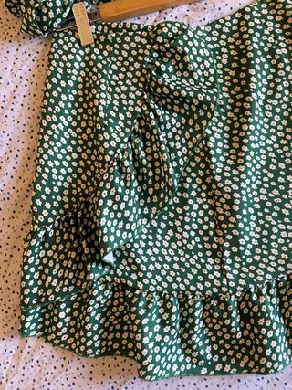 Conjunto falda y top estampado