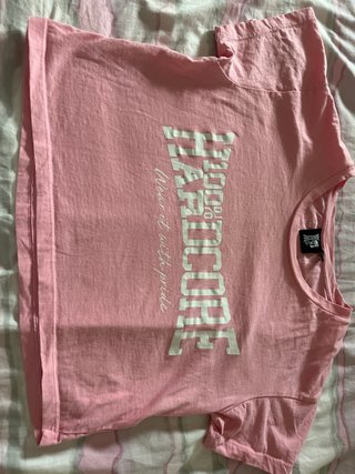 Camiseta rosa Hardcore talla M