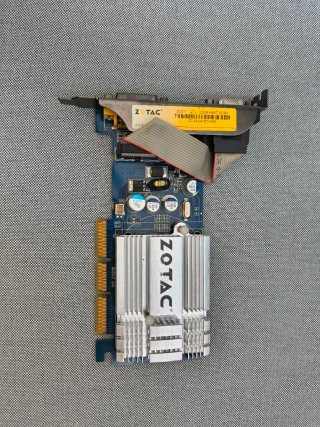Tarjeta Gráfica Zotac SVGA AGP 512MB GF 6200 DDR2