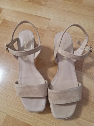 Sandalias Don Pedro color nude 2 com de plataforma