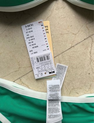 Bikini verde talla única
