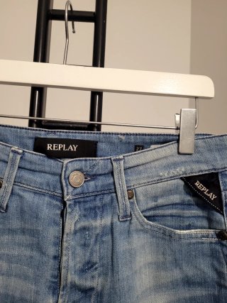 Replay Vaqueros Cortos Desgastados Talla M