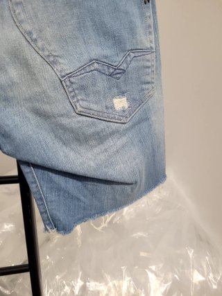 Replay Vaqueros Cortos Desgastados Talla M