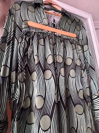 Conjunto pantalon/camisa Zara Verde satinado