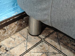 Sofá KLIPPAN IKEA Gris Tela