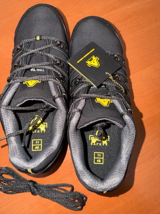 Zapatos de seguridad negros y amarillos talla 46