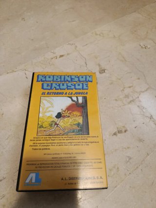 VHS Robinson Crusoe: El Retorno a la Jungla