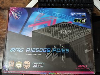 Fuente Alimentación MSI MPG A1250GS 1250W 80+ Gold