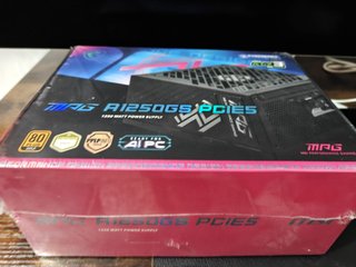 Fuente Alimentación MSI MPG A1250GS 1250W 80+ Gold