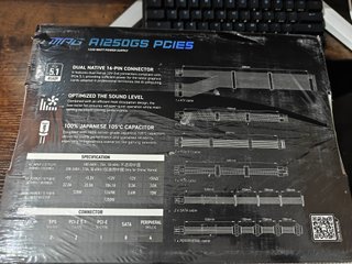 Fuente Alimentación MSI MPG A1250GS 1250W 80+ Gold