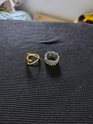 Anillos Pandora Corazón y Malla Ajustables