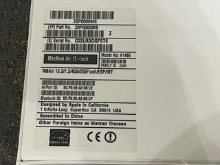 Apple MacBook Air (NUOVO)