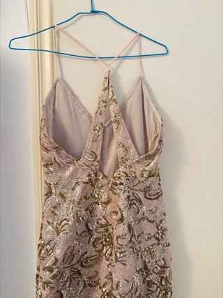 Vestido corto lentejuelas fantasia