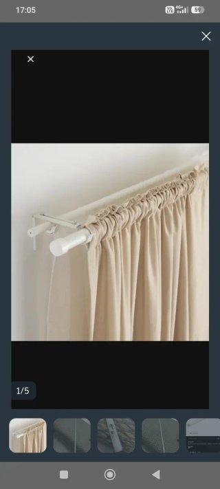 Barra Cortina Extensible Ikea