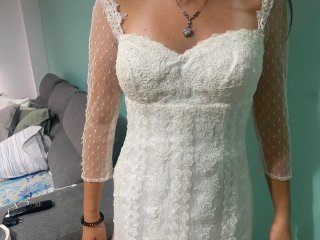 Vestido de Novia Blanco Encaje
