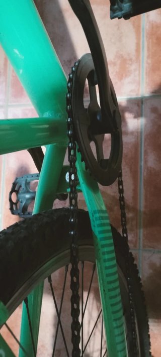 Bicicleta 24 color verde menta