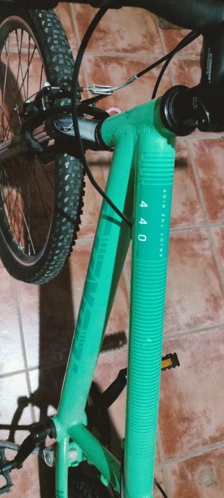 Bicicleta 24 color verde menta