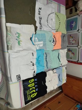 Lote 14 Camisetas Cortas Variadas