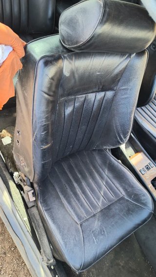 Interior Mercedes W124 Coupé Cuero Negro